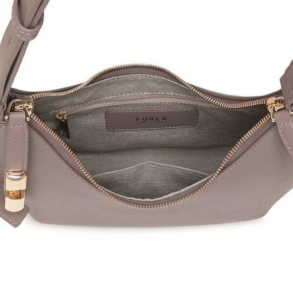 Furla Shoulder Bag Brown Gotcha Gray - Picture 1 of 9